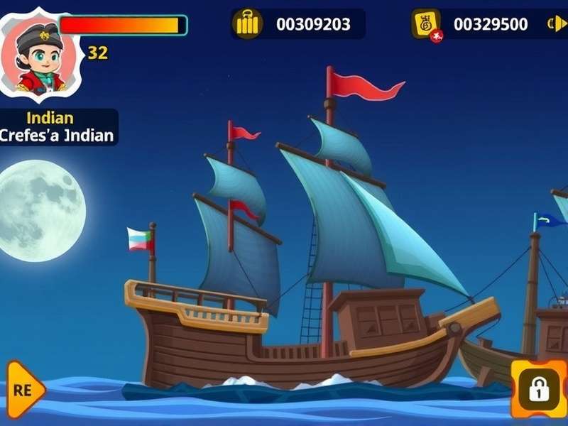 Ghostly Galleon Chase game screenshot